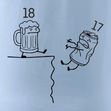 Pivo narozeniny - útes 18 let