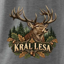 Král lesa majestátní jelen s parožím