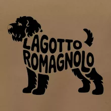 Lagotto romagnolo nápis v těle