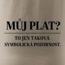 Můj plat? to jen taková symbolická pozornost