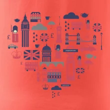 Anglie symboly srdce