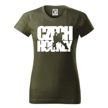 Czech hockey - nápis s hokejistou - Mistrovství světa v ledním hokeji 2026