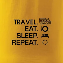 Eat sleep travel - alkovna