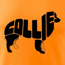 Border kolie písmo v těle