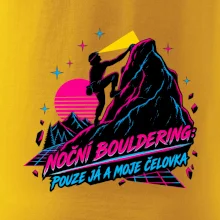 Noční bouldering s čelovkou