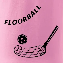 Floorball nápis šikmo