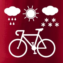 Cyklista za každého počasí Cyklista za každého počasí