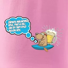 Žádnou malinovku, ale pivo