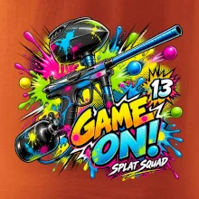 Barevná exploze game on paintball
