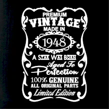 Vintage Etiketa - 1948