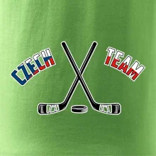 Czech team - hokejky a puk