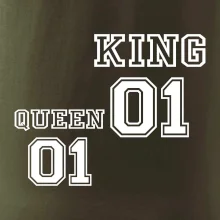 King - Queen - 01 dres (černobílá)