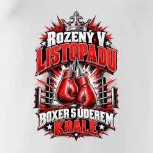 Listopadový boxer s úderem krále