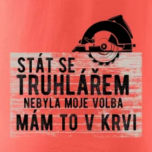 Stát se truhlářem nebyla moje volba