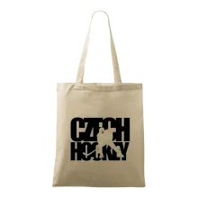 Czech hockey - nápis s hokejistou - Mistrovství světa v ledním hokeji 2026