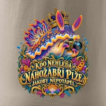 Král makra nahožábří plž s fotoaparátem