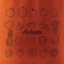 Frutarián ovoce ve čtverci