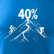 Narozeniny cyklista a lyžař 40