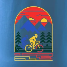 Cyklista na horách - logo