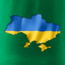 Ukrajina vlajka mapa Ukrajina vlajka mapa