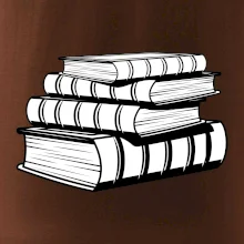 Knihy černobílé na sobě