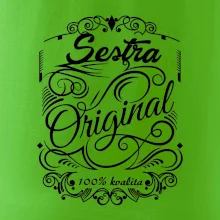 Vintage nejlepší sestra 100% kvalita