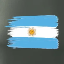 Argentina vlajka kreslená štětkou