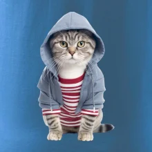 Kočka v pruhovaném triku