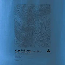 Sněžka - vrstevnice v obdélníku