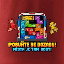 Posuňte se dozadu místa je tam dost