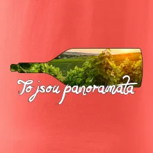 To jsou panoramata vinice