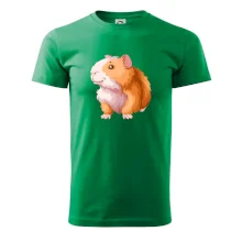 Morče - kreslené, bílo oranžové