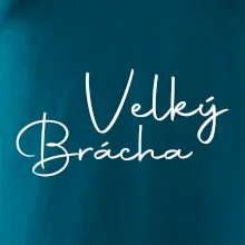 Velký brácha - nápis na zádech