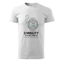 Bezpečnostní zastávka 3 minuty v 5 metrech s potápěčskými hodinkami