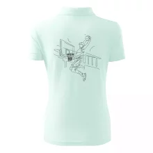 Basketbalista jedním tahem - výskok