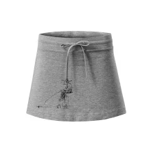 Kreslený rybář na pařezu