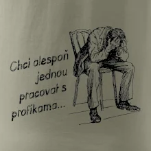 Chci alespoň jednou pracovat s profíkama Chci alespoň jednou pracovat s profíkama