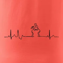 EKG zamilovaný pár