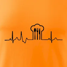 EKG kuchař čepice a příbory