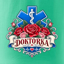 Doktorka - kříž a růže