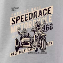Speedrace motrcycle half mile
