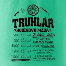 Hodinová mzda truhlář