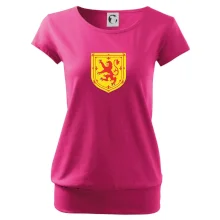 Skotský lev na hrudi