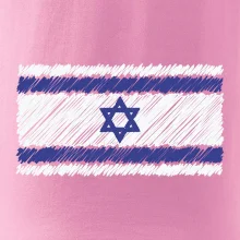 Vlajka Izrael kreslená