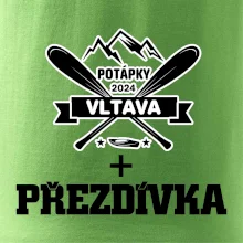 Na vodu - pádla hory (vlastní nápis)