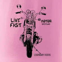 Motorka kresba live fast