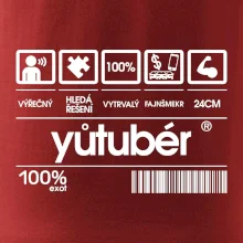 Čárový kód - youtuber