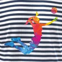 Volejbalista/Volejbalistka splash s míčem