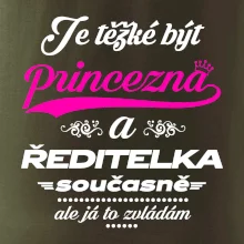 Je těžké být princezna - ředitelka