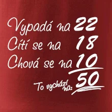 Vypadá, cítí se, chová se - 50 let